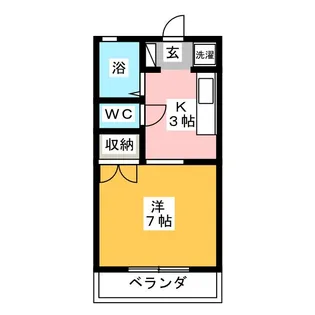 グレース大神II【2階】の間取り