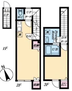 マイレジデンス鷺宮【2階】の間取り