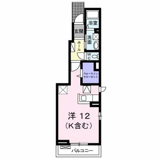 スリースター【1階】の間取り