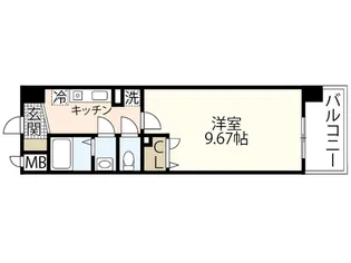 第20友建ビル【2階】の間取り