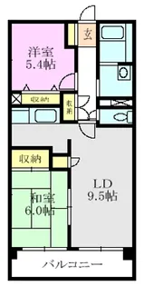 ソレイユ・ルヴァン【5階】の間取り