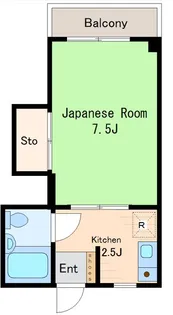 フローレンスイナバ【4階】の間取り