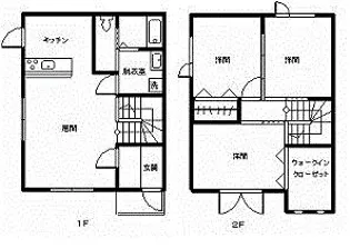 イーブン【1階】の間取り