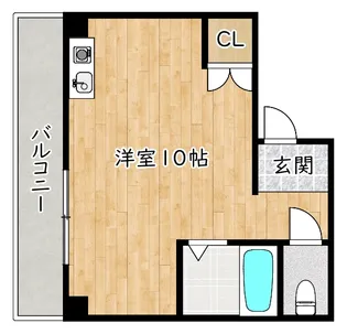 ボーディングハウス【3階】の間取り