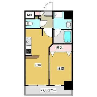 プレジール船橋本町【5階】の間取り
