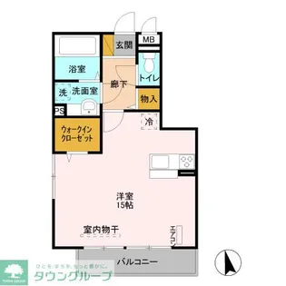 ヴィラ柴田中居【2階】の間取り