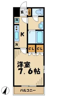 エスポアール【1階】の間取り