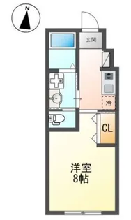 ドミール 本厚木【2階】の間取り