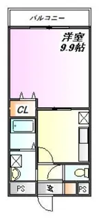 アンプルールクラージュKAZUBON【2階】の間取り