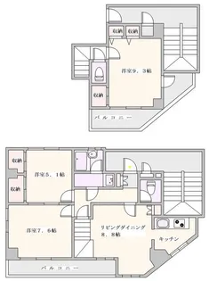 関根ビル【5階】の間取り