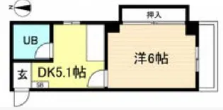 レジデンス光【2階】の間取り