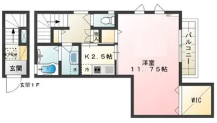 グラード【2階】の間取り