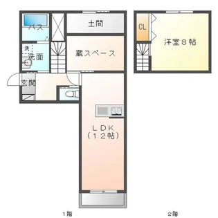 ルミウス【1階】の間取り