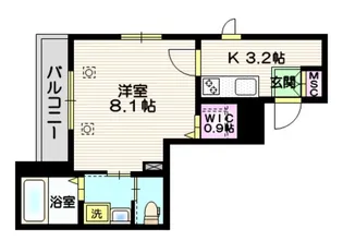 グランドゥール浦和【4階】の間取り