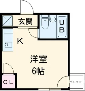 ハートイン中切【5階】の間取り