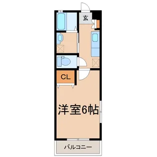 マンション太陽【2階】の間取り