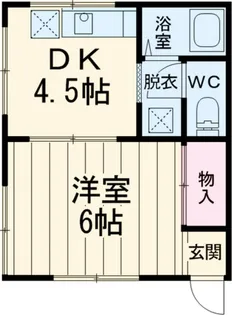 コーポ平成【1階】の間取り