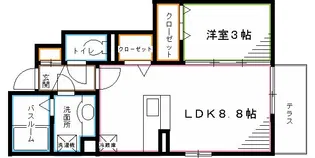 サイレントスクエア【1階】の間取り