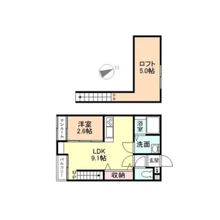 COZYII【2階】の間取り