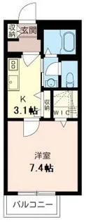 メゾンドグランジェ【1階】の間取り