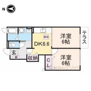 エスポワールシャトー,06【2階】の間取り