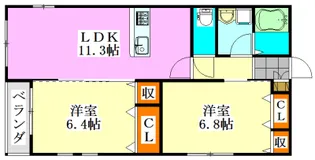 N-grande【1階】の間取り