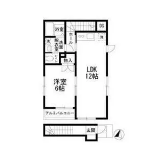 メゾン大岡B【2階】の間取り
