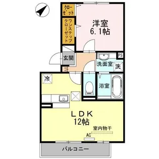 自由ヶ丘レジデンス【1階】の間取り