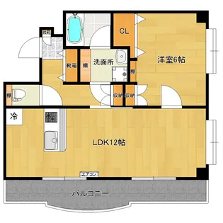 マンションドリーム2【1階】の間取り