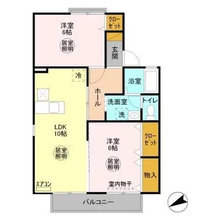 Fountain I【1階】の間取り