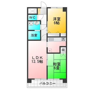 カーサファミリア【2階】の間取り