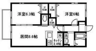 La saison Kirara【1階】の間取り
