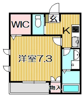 ジュネス目黒【2階】の間取り