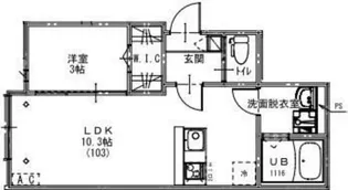 KEIAI RESIDENCE 大和田IV【3階】の間取り