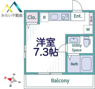 クレストコート杉田【2階】の間取り