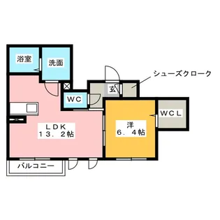 ドミトリー・アラコ【1階】の間取り