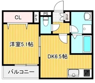 Lino久宝寺【3階】の間取り