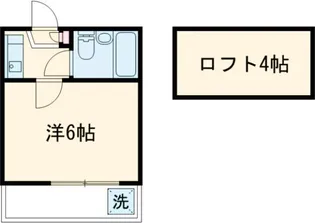 ハイムレインボーC棟【2階】の間取り