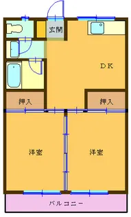 神宮ハイツ【3階】の間取り