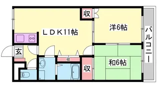クオリティーハイム【2階】の間取り