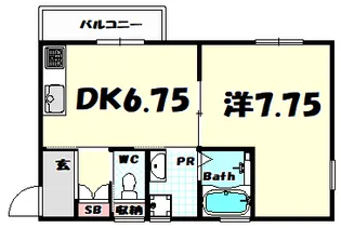 コンフォールNAO【1階】の間取り