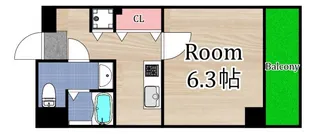 レクシア京橋【4階】の間取り