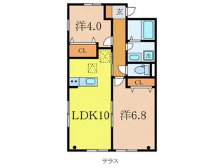 Casa FlorI【1階】の間取り
