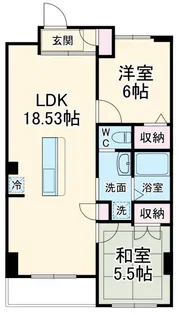 グランドソナ上尾【9階】の間取り