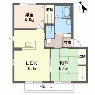 レスポワールY【2階】の間取り