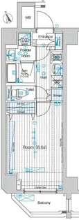 フュージョナル浅草【3階】の間取り