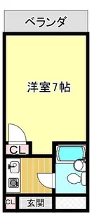 TBレジデンス大分駅前【8階】の間取り