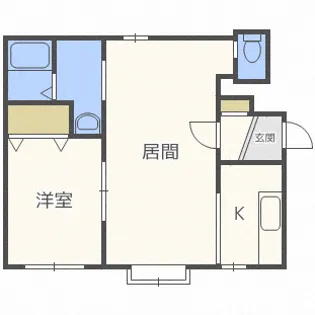ヴァンベール北39【2階】の間取り