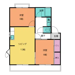 グランドメゾンASANO A棟【2階】の間取り