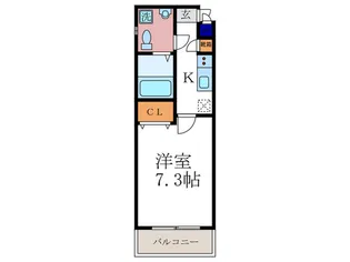 リバ-サイド高野【4階】の間取り